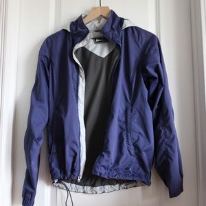 rei blue rain jacket